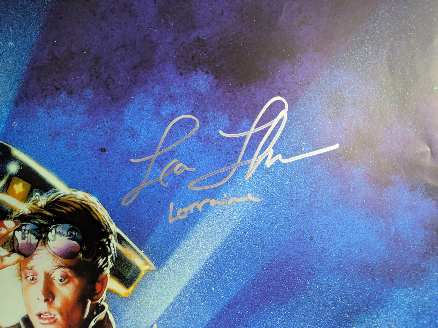 Back To The Future 27x40 Movie Poster Signed x4 Michael J Fox Christopher Lloyd