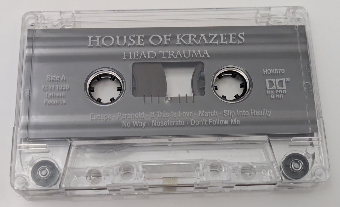 House Of Krazees Head Trauma Cassette Tape Insane Clown Posse ICP Twiztid Rap
