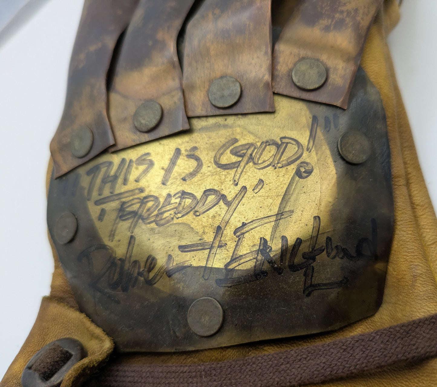 Freddy Krueger Glove Signed Robert Englund Handmade Metal - Nightmare Elm Street