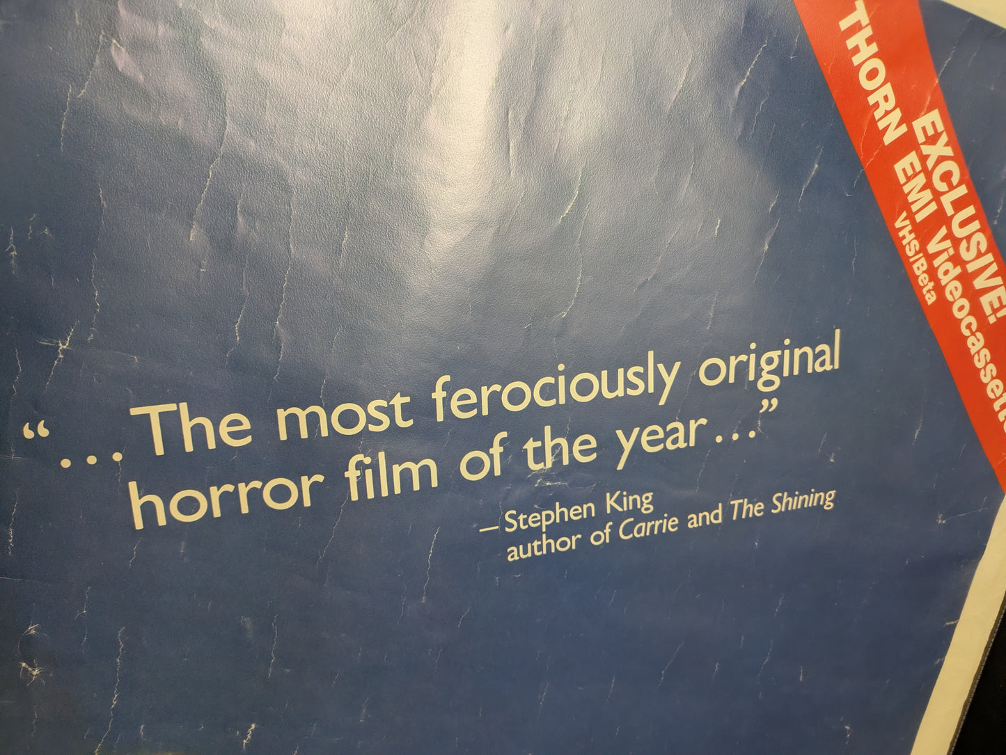 Evil Dead 27x41 Original One Sheet Rental Store Movie Poster 1983 - Rough Shape