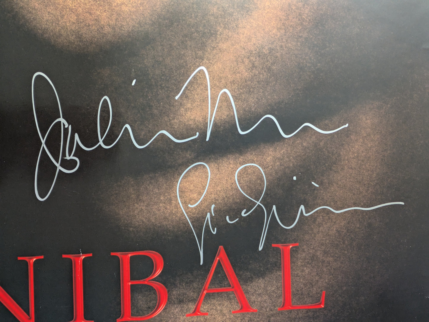 Hannibal 27x40 Poster Signed By Anthony Hopkins Julianne Moore Gary Oldman JSA