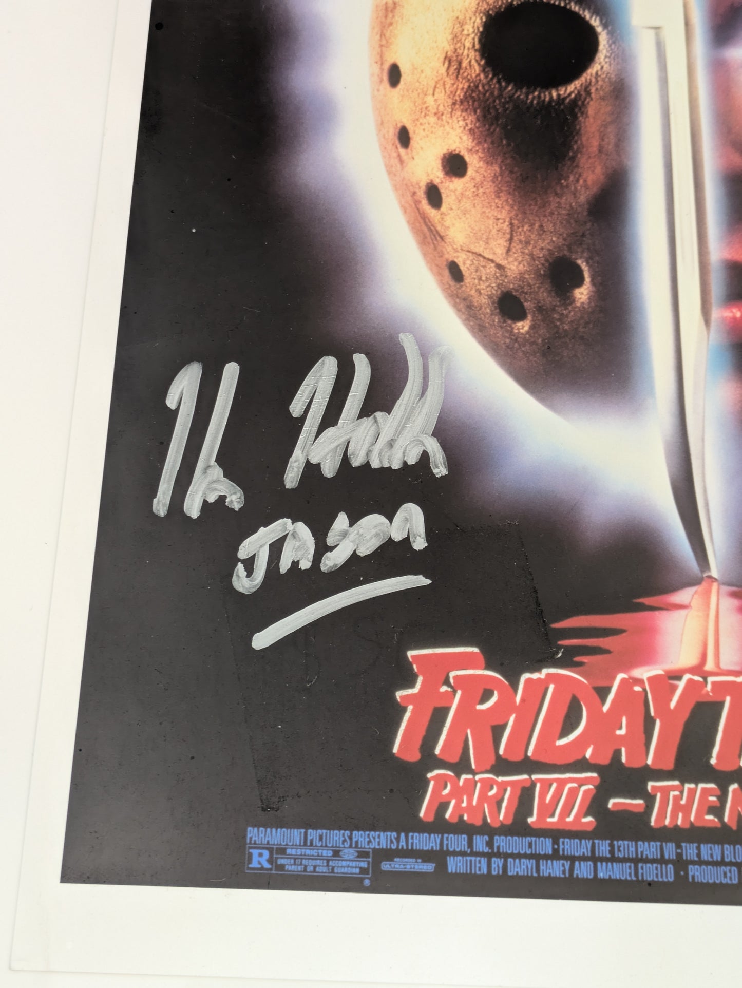 Kane Hodder Jennifer Banko Signed 8.5 x 11 Photo Friday The 13th Part VII
