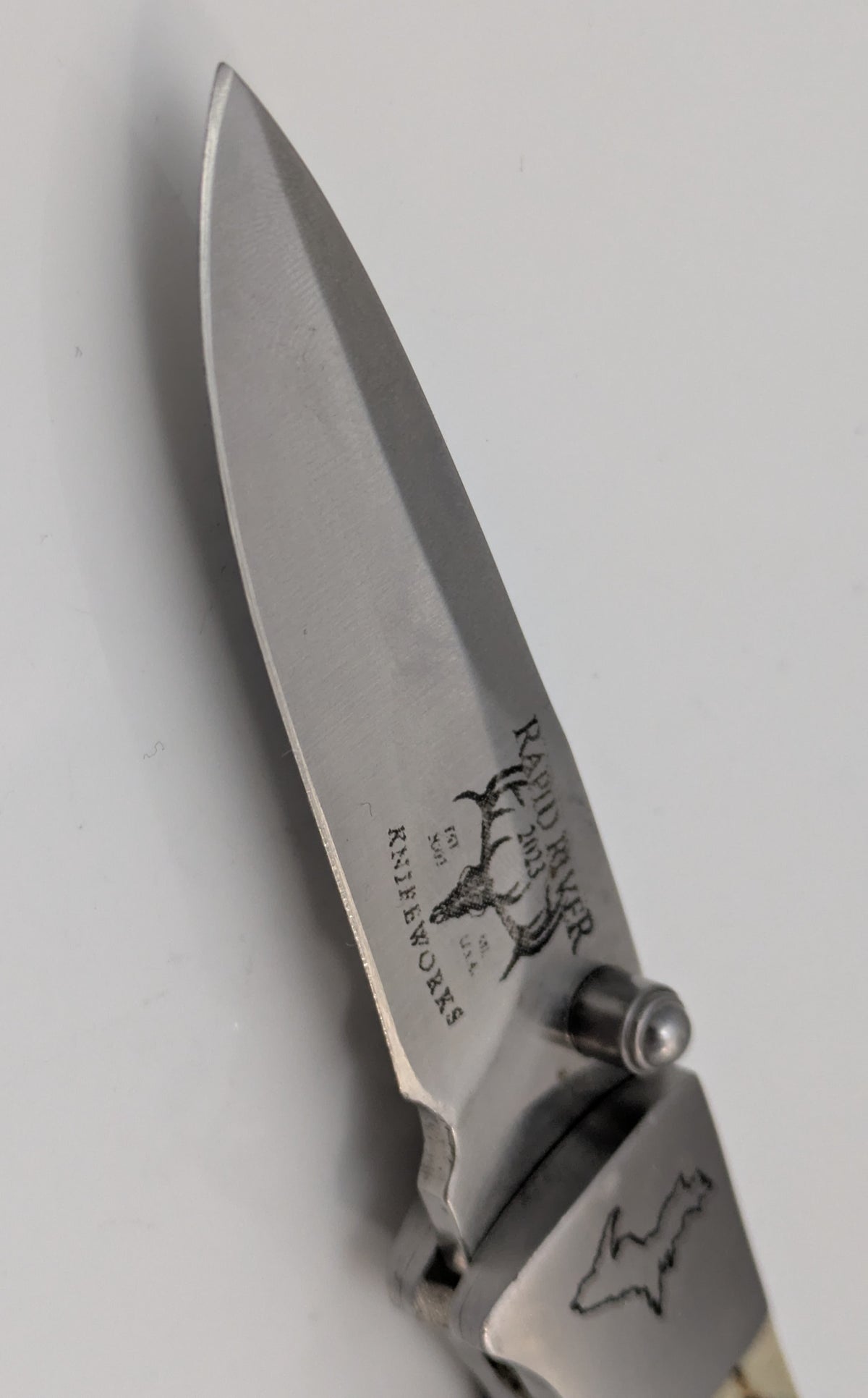 Rapid River Knifeworks Yooper Pocket Clip Junior 2023 Used Folding Knife Custom
