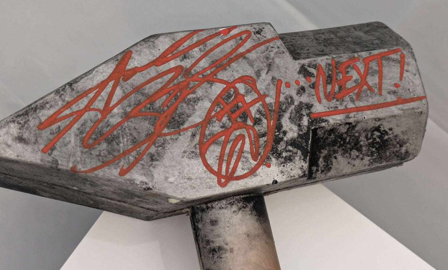 Andrew Bryniarski Signed Texas Chainsaw Massacre Leatherface Sledgehammer BAS