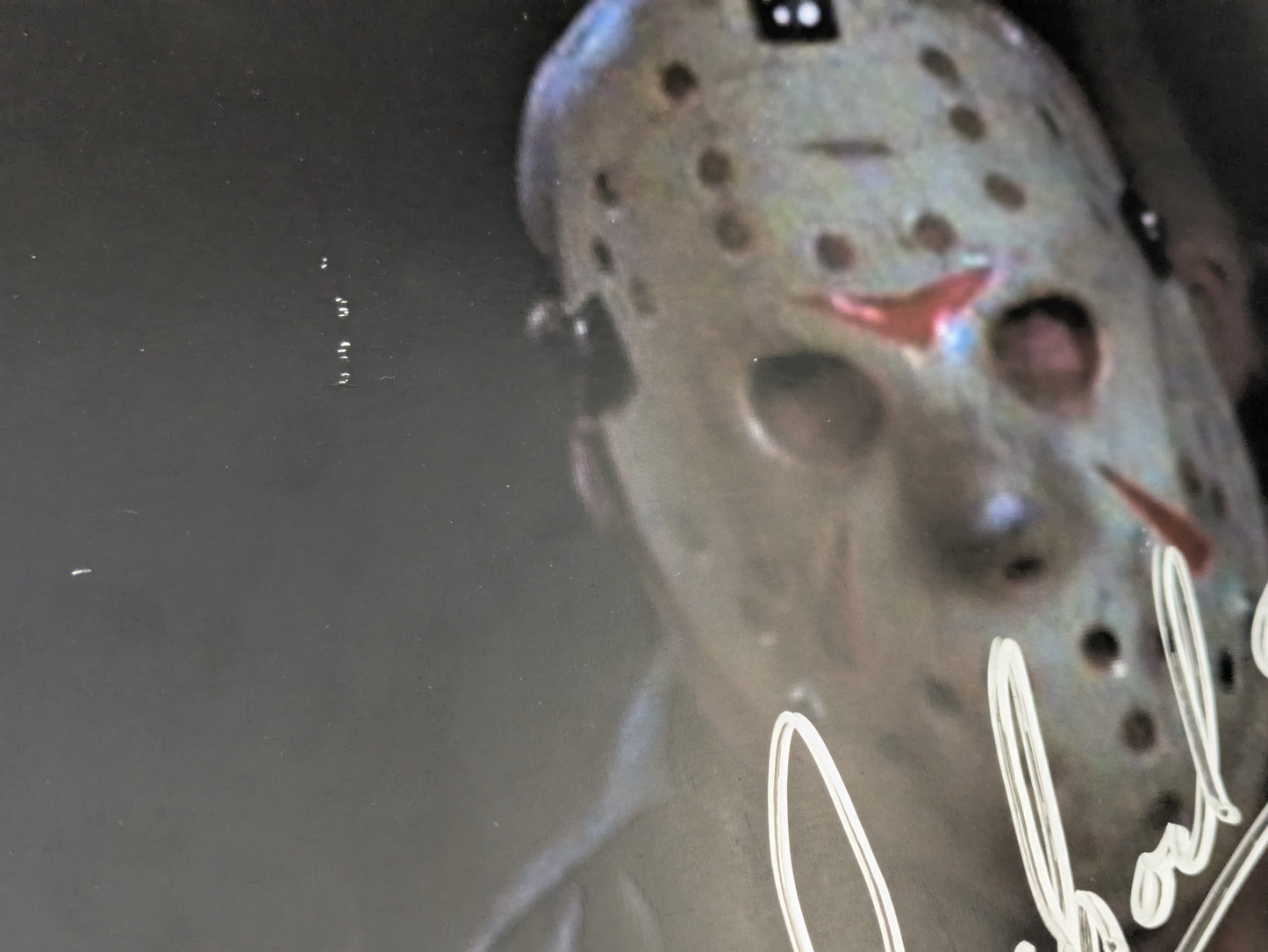 Richard Brooker Friday The 13th Part 3 Signed  8.5 x 11 Photo Jason Voorhees COA