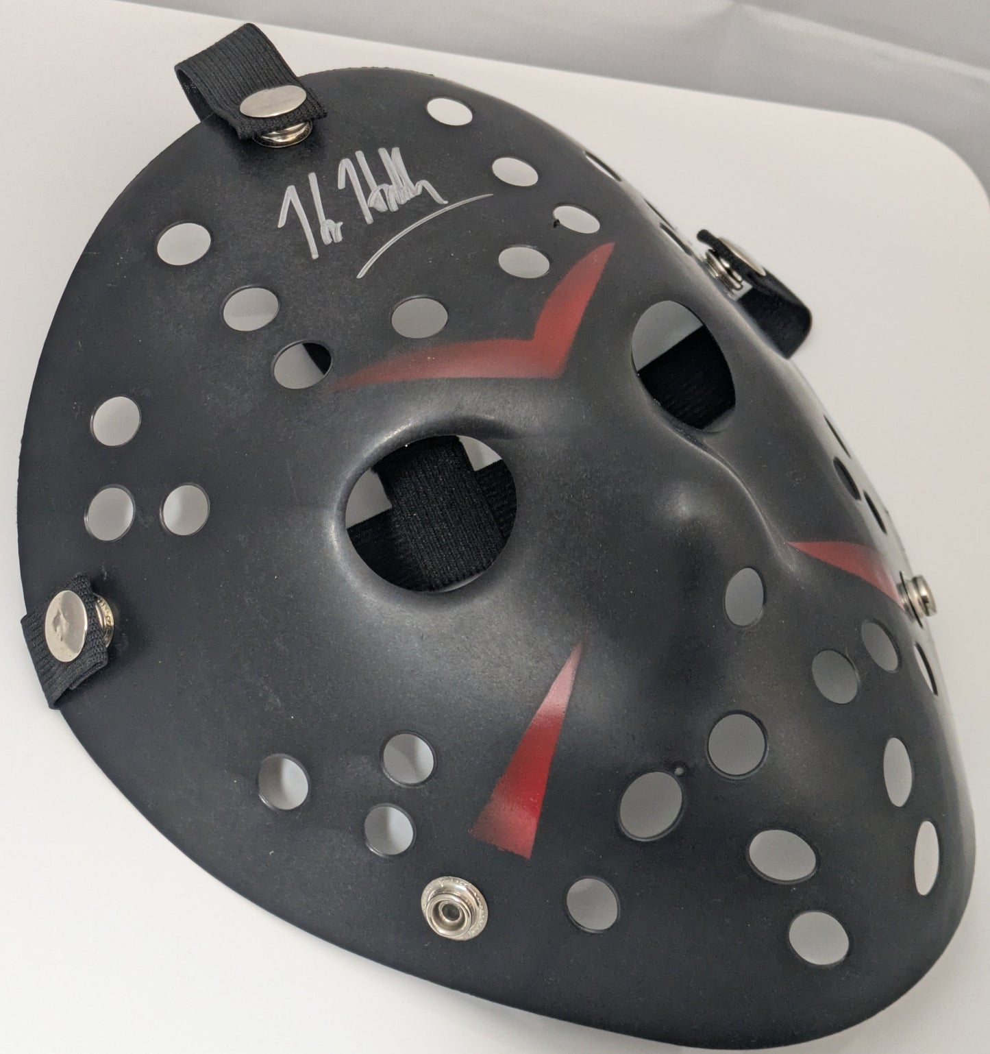Kane Hodder Signed Jason Voorhees Mask Friday the 13th Horror Autograph