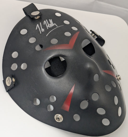 Kane Hodder Signed Jason Voorhees Mask Friday the 13th Horror Autograph