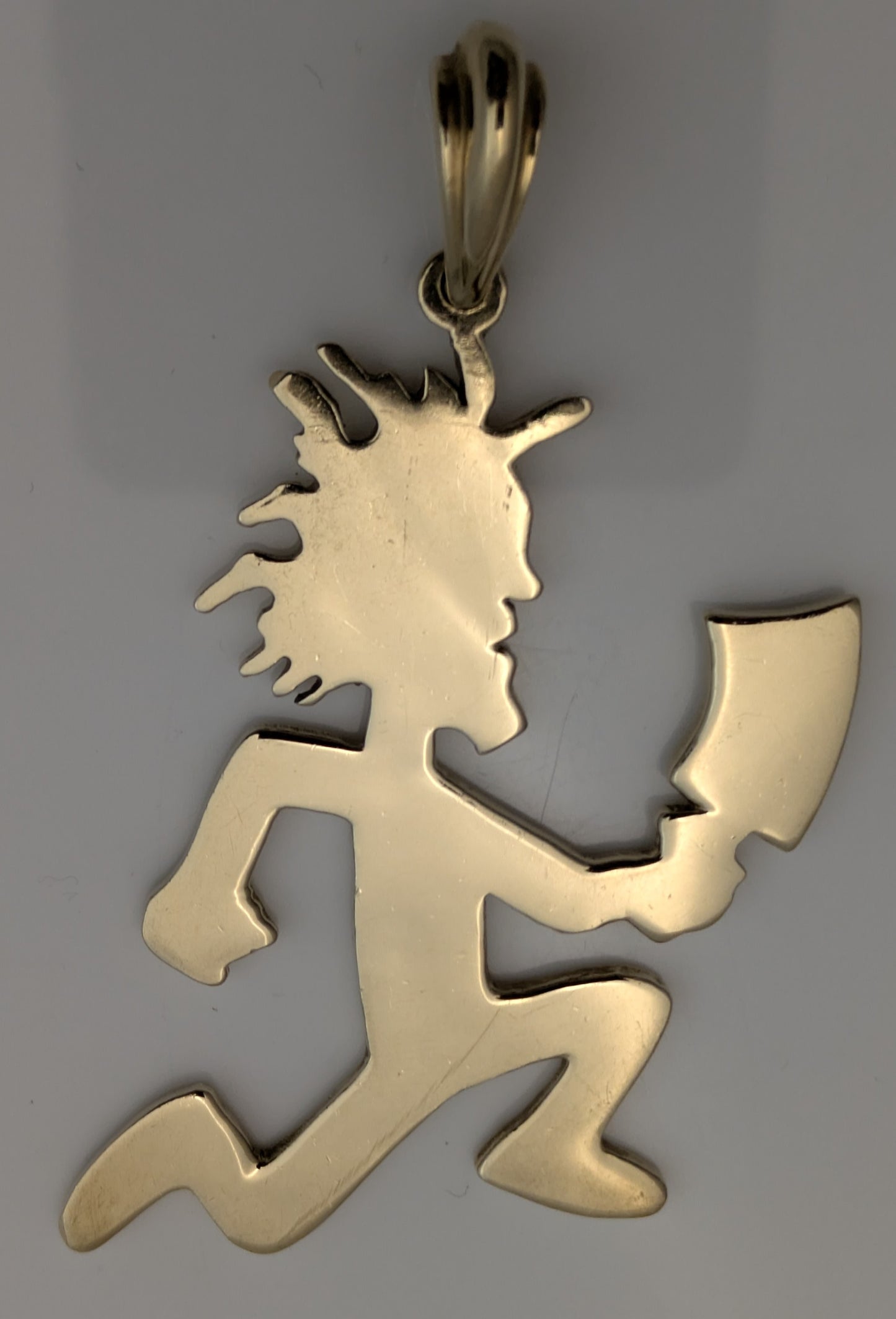 Insane Clown Posse ICP 10k Gold 2020 Hatchetman Charm / Pendant Detroit Hip Hop