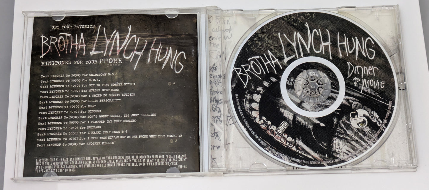 Brotha Lynch Hung Signed Dinner & A Movie CD