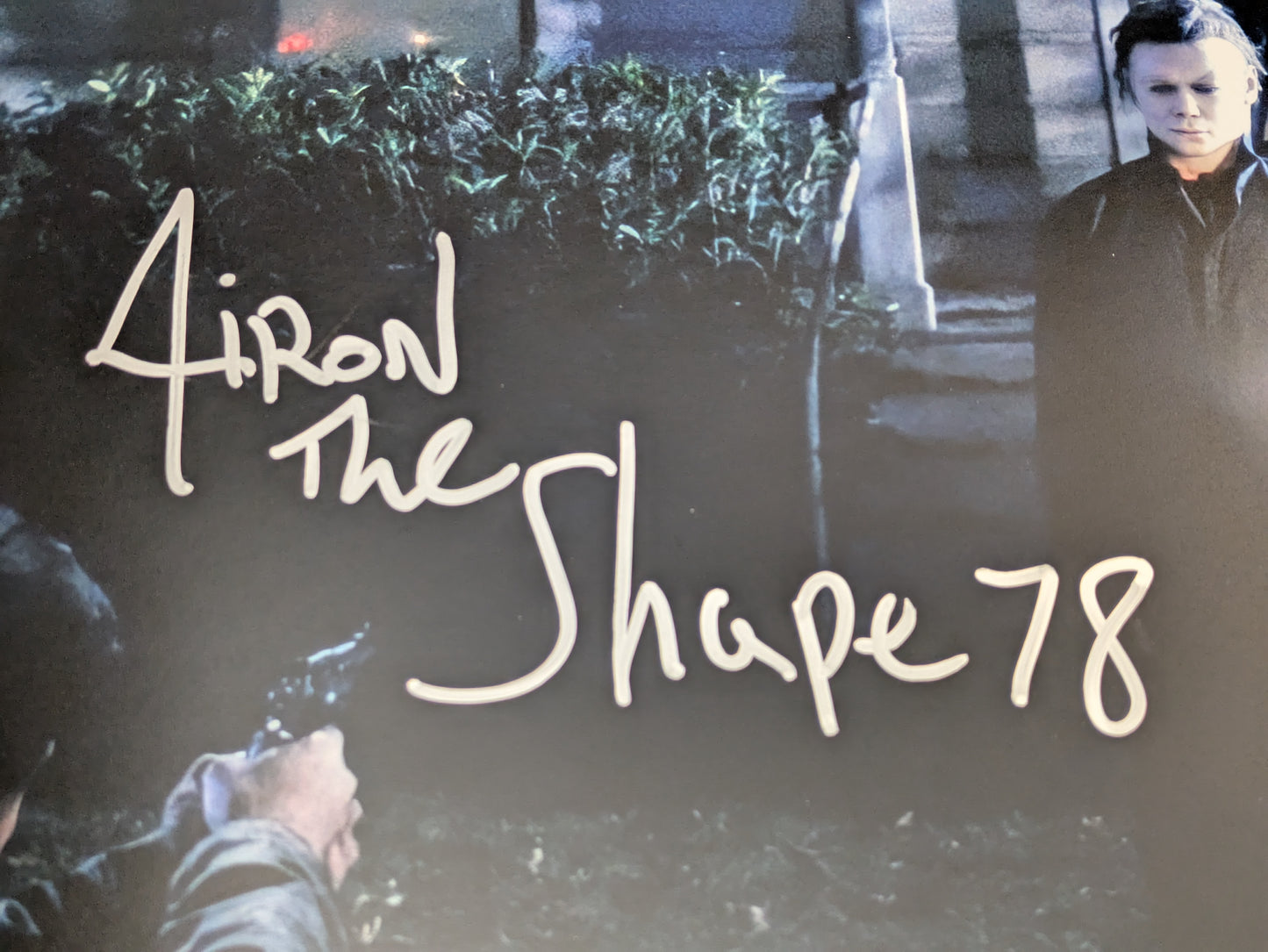 Airon Armstrong Tom Jones Jr Signed Halloween 11x14 Photo BAS COA Michael Myers