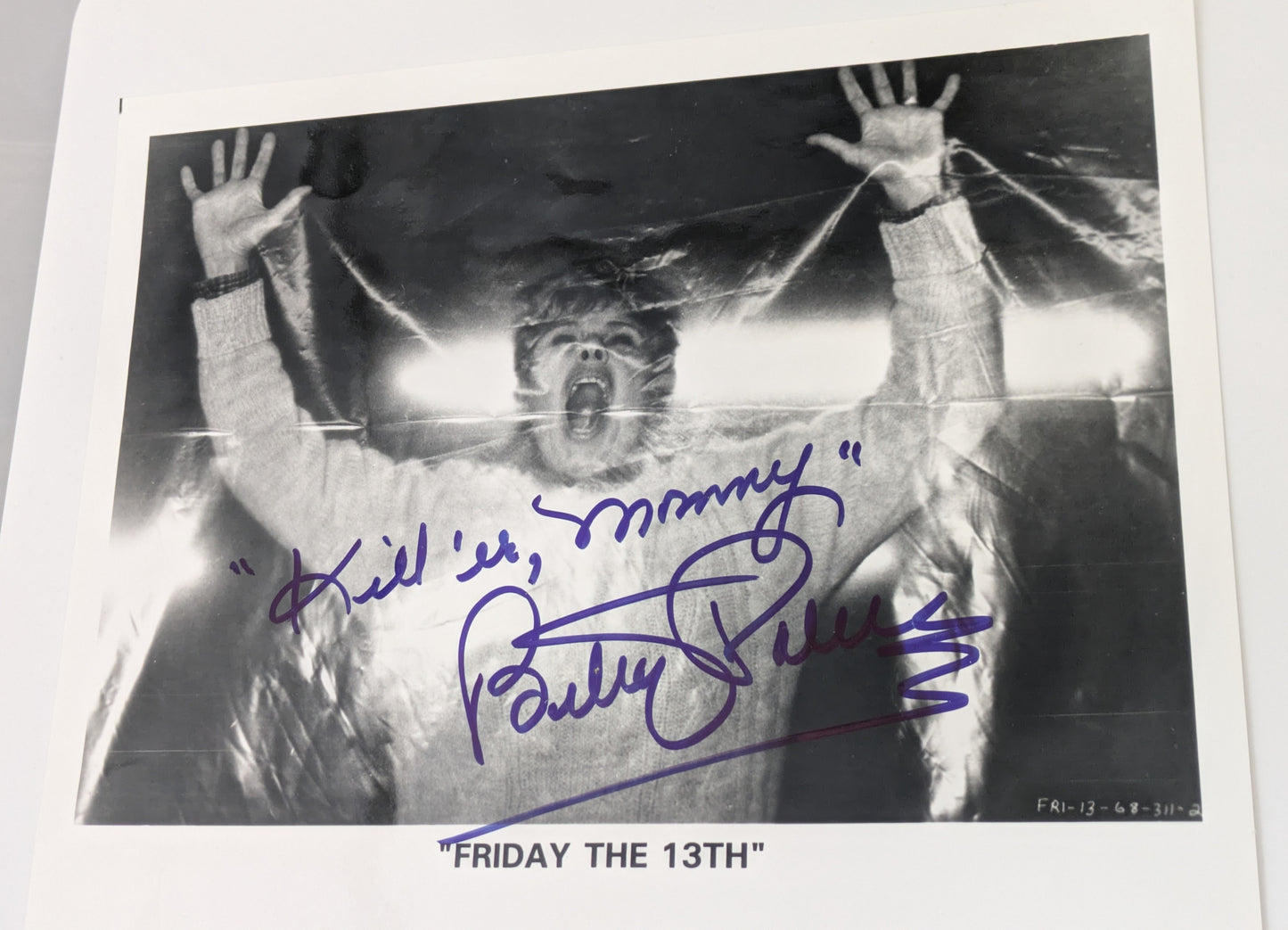 Betsy Palmer Friday The 13th Signed 8x10 Photo - Jason Voorhees Horror Halloween