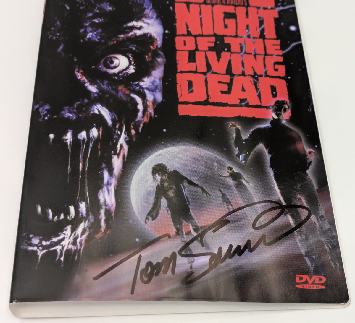 Tom Savini Signed Night Of The Living Dead 1990 DVD