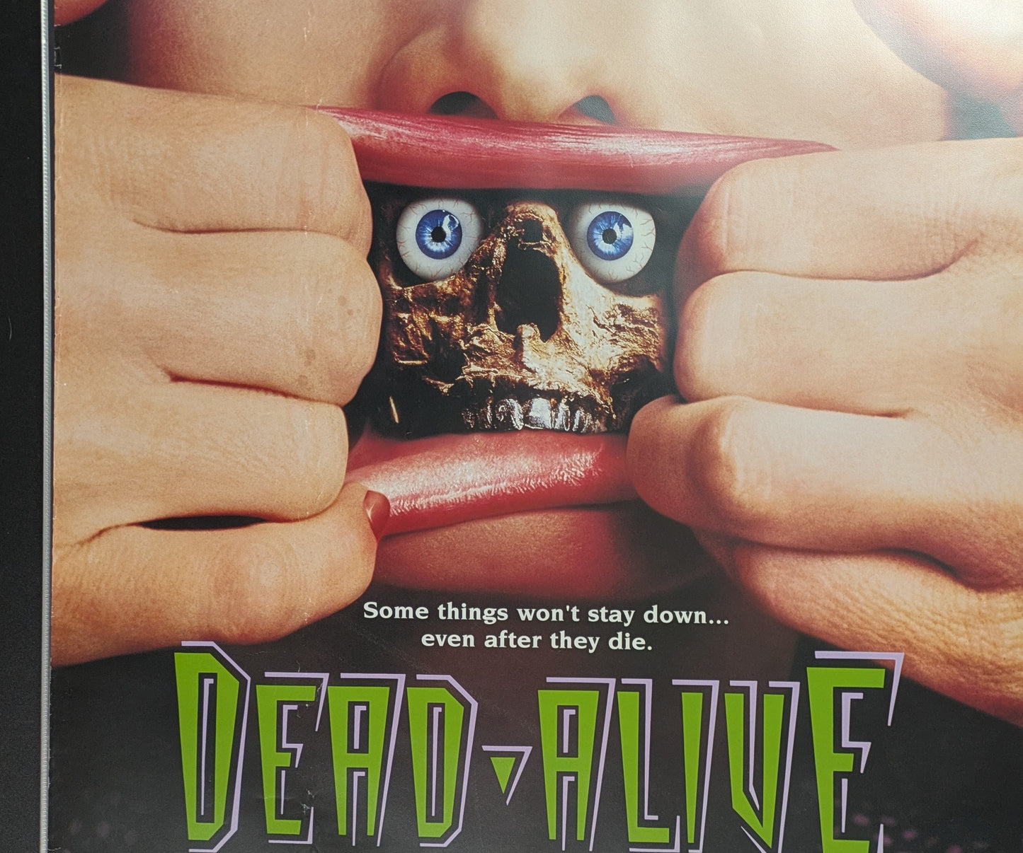 Dead Alive 1993 Original 27x40 One Sheet Movie Poster Used Peter Jackson Horror