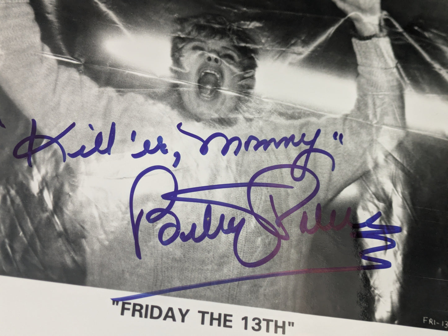 Betsy Palmer Friday The 13th Signed 8x10 Photo - Jason Voorhees Horror Halloween