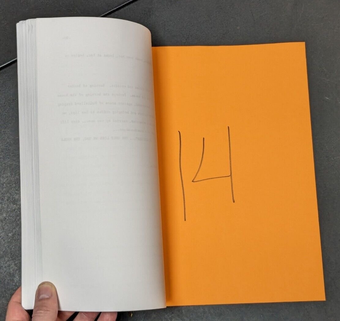 Night of the Living Dead / Anubis Script Signed by George A. Romero & John Russo