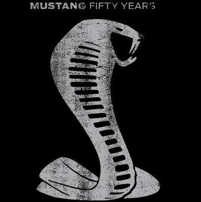 Ford Mustang / Carroll Shelby Cobra 50 Years 2-Sided Long Sleeve T-Shirt